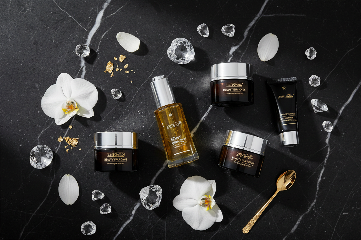 Beauty Diamonds LR Zeitgard : la gamme luxe anti-âge : huile, crèmes et résultats