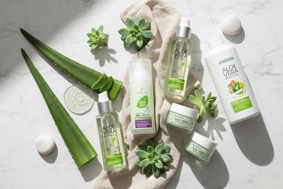  Produits Aloe Vera LR Health & Beauty pour soins visage corps et immunité naturels