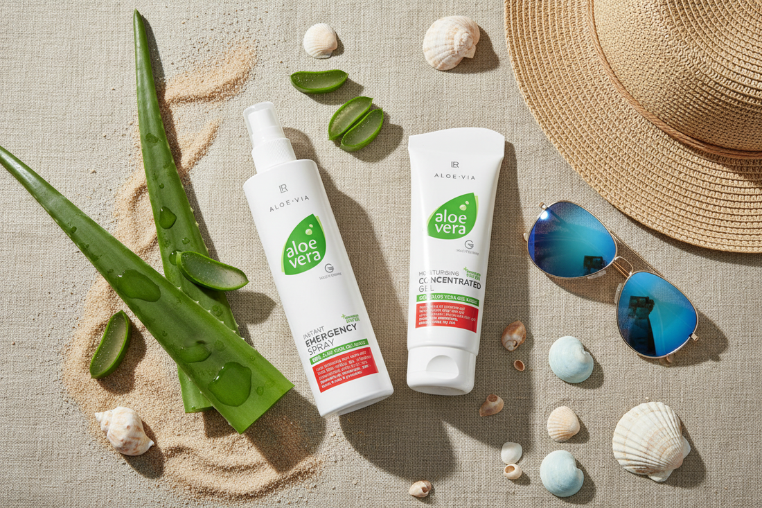 Coup de soleil soulagement immédiat Aloe Vera LR remèdes naturels