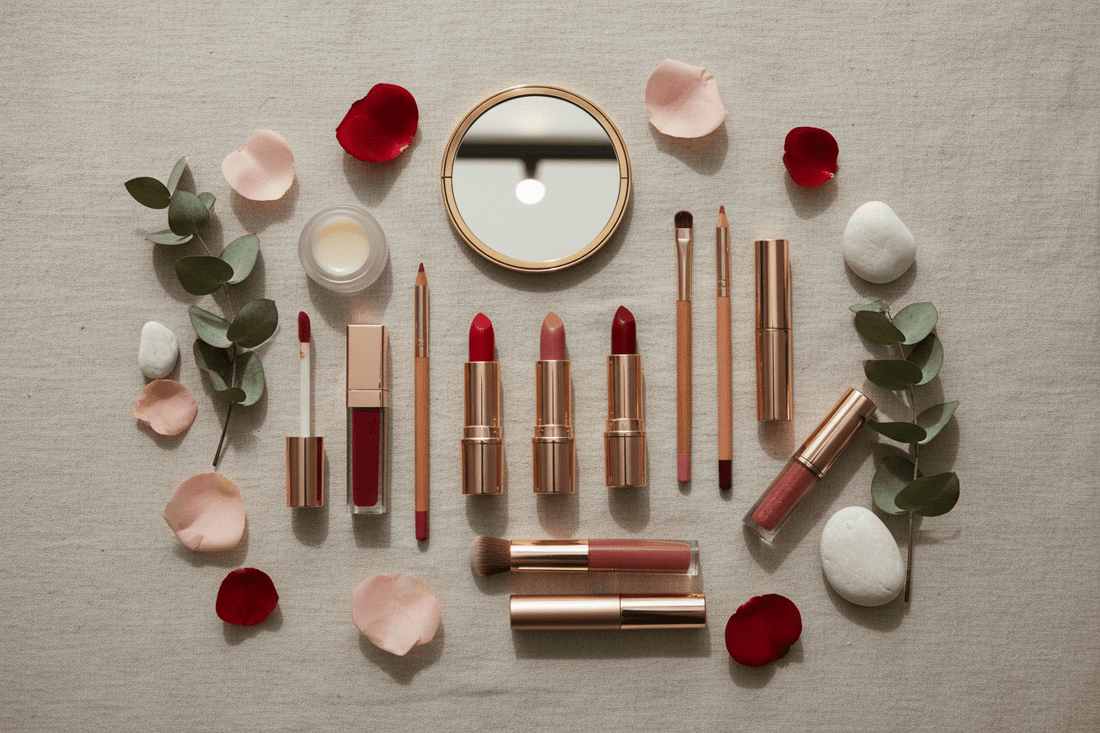 Maquillage sur une table