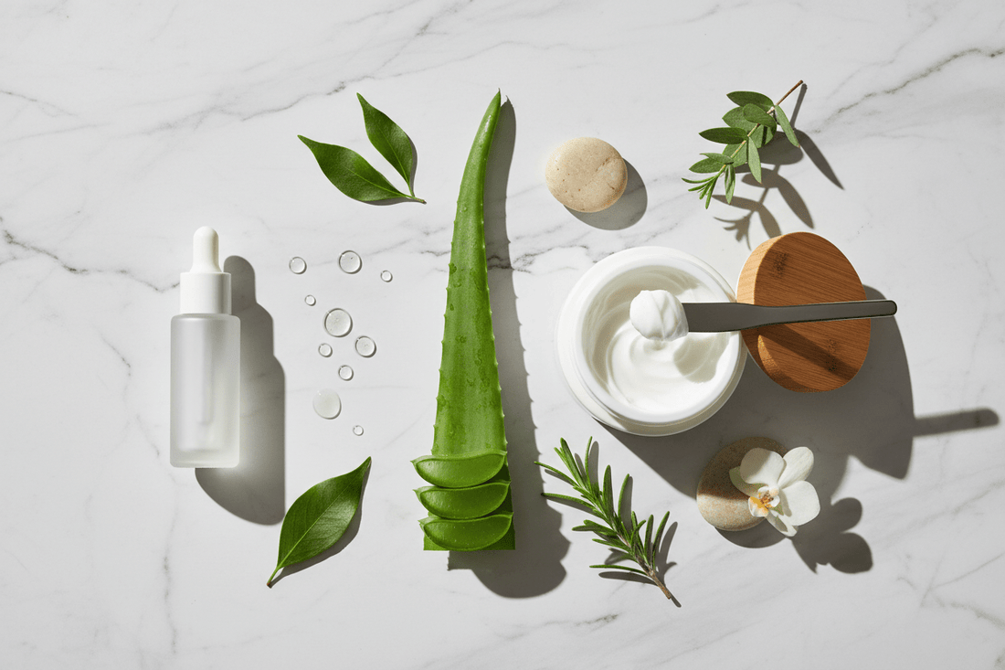 Sérum concentré et crème hydratante pour soin visage complet et efficace