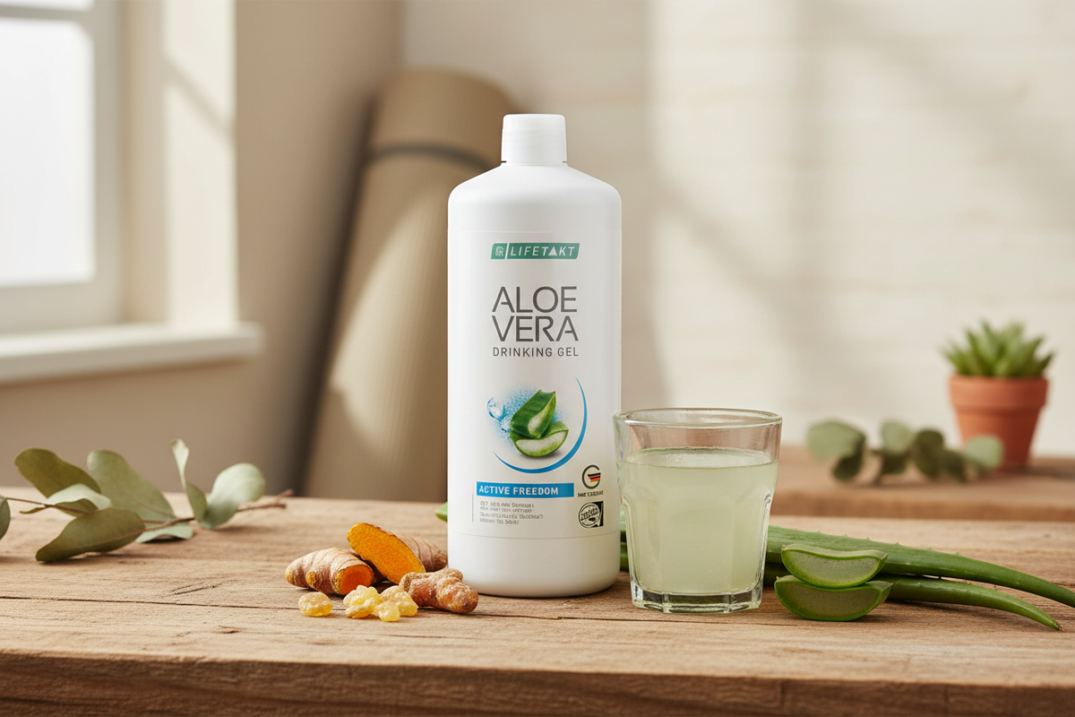 Gel à Boire Freedom Aloe Vera LR LIFETAKT glucosamine articulations mobilité douleurs articulaires