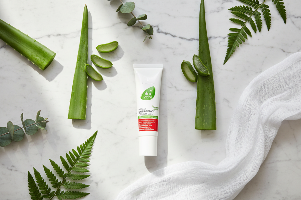 Gel Crème de Secours Aloe Vera LR Health & Beauty soin SOS apaisement instantané format pocket