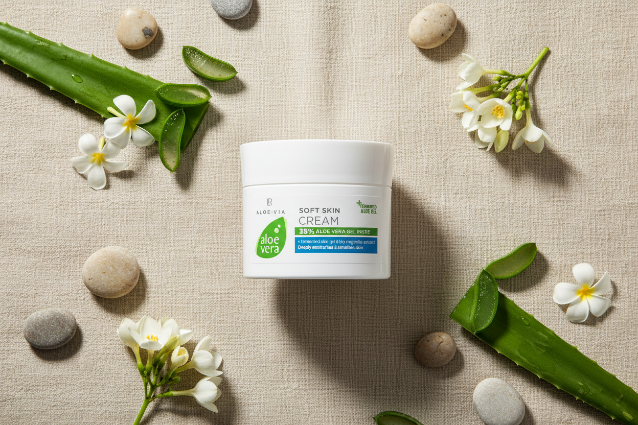 Soft Skin Cream Aloe Vera LR Health & Beauty crème corps hydratation intense peau soyeuse