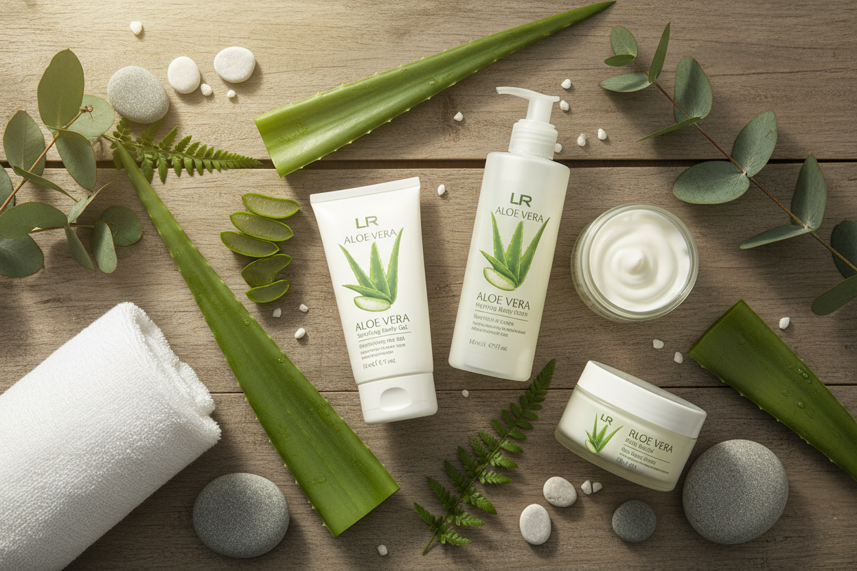 Routine corps naturelle Aloe Vera LR Health & Beauty guide complet peau soyeuse hydratée apaisée