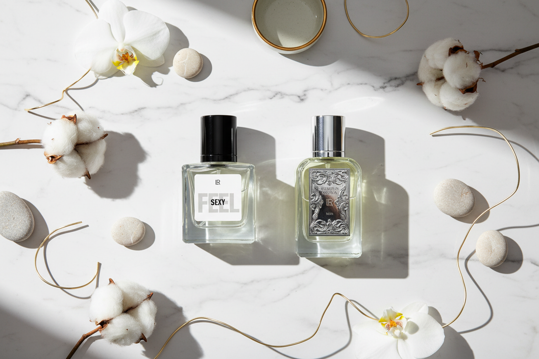 Parfums LR Health & Beauty – Mood Infusion et Famous Elixir, guide complet pour choisir son parfum