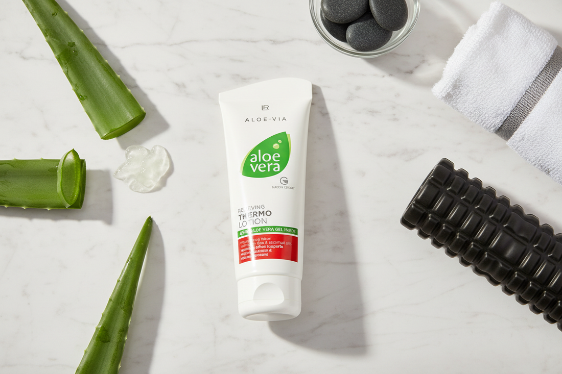 Thermolotion Aloe Vera LR – lotion chauffante soulagement muscles et articulations