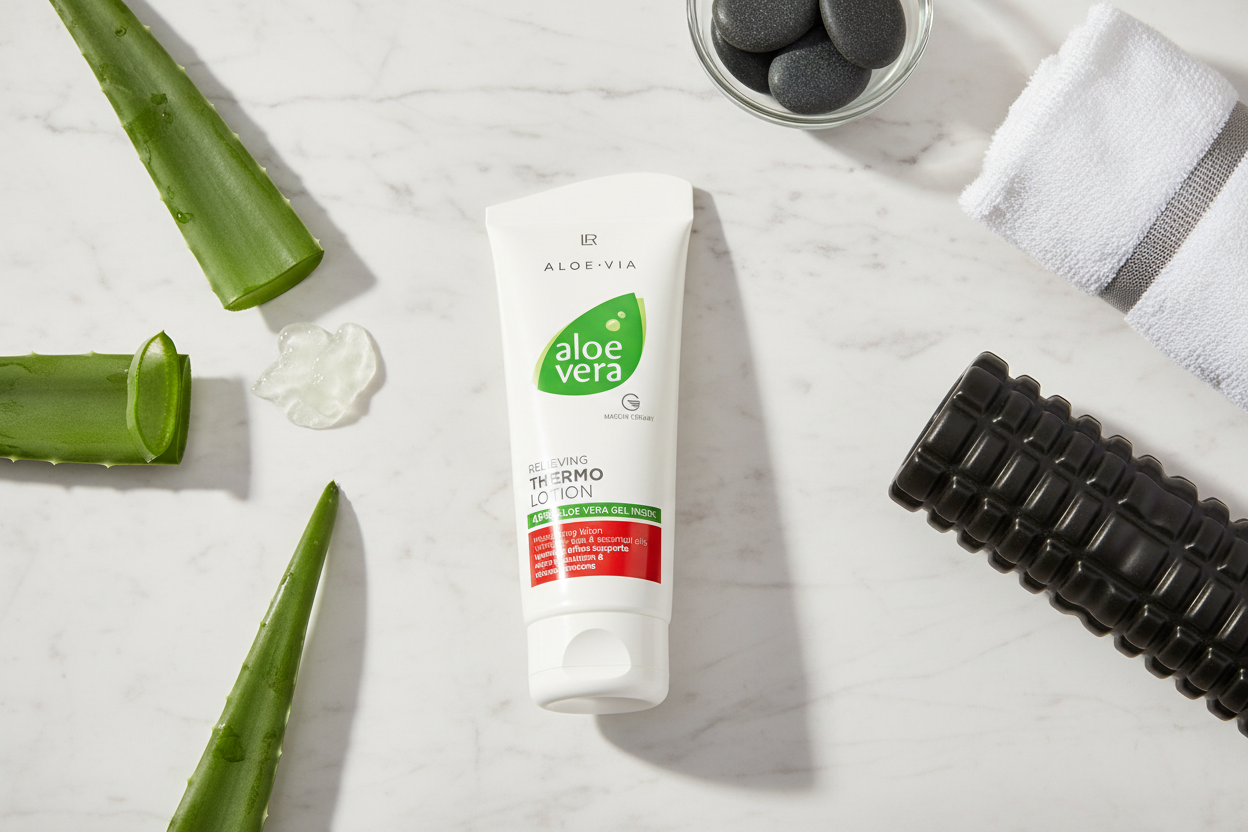 Thermolotion Aloe Vera LR – lotion chauffante soulagement muscles et articulations