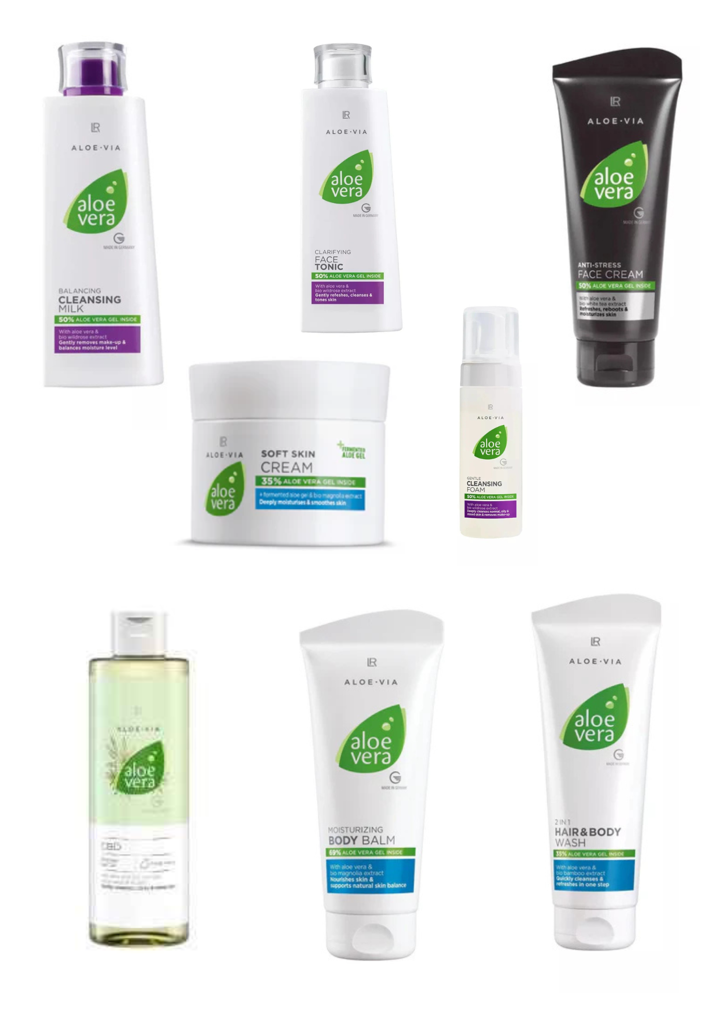 Shampooing 2en1 Cheveux &amp; Corps • Huile de Douche CBD • Lait Nettoyant • Mousse Nettoyante • Lotion Corporelle • Soft Skin Cream • Baume Corporel • Crème Anti-Stress