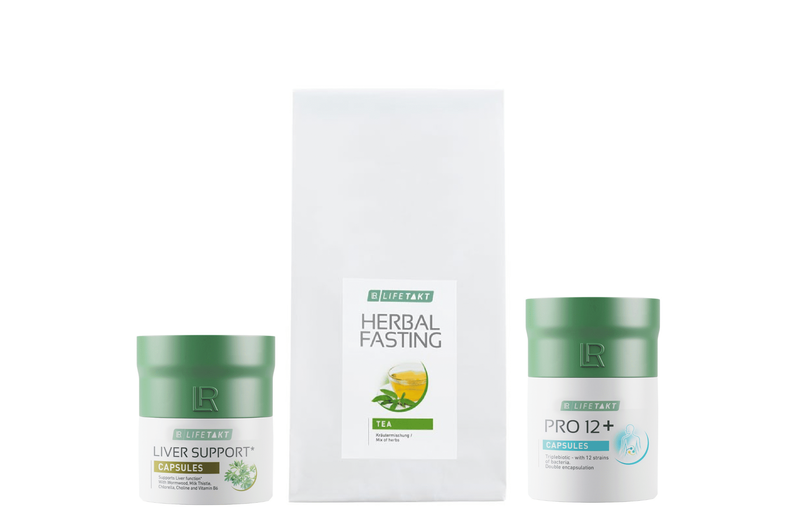  Cure détox foie et digestion LR LIFETAKT – Liver Support, Tisane aux Herbes 7 plantes et Pro 12+, programme 1 mois soutien hépatique

