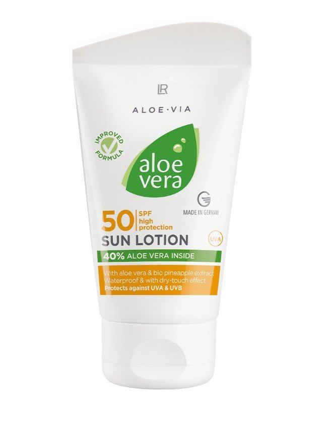 Lotion Solaire IP 50 à l'Aloe Vera LR protection solaire haute corps