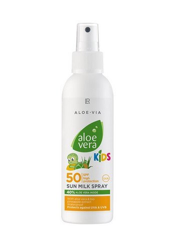 Spray Solaire pour Enfants IP 50 à l'Aloe Vera LR protection solaire haute enfant