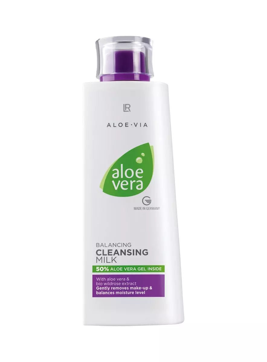 Lait Nettoyant à l'Aloe Vera LR démaquillant doux et hydratant visage