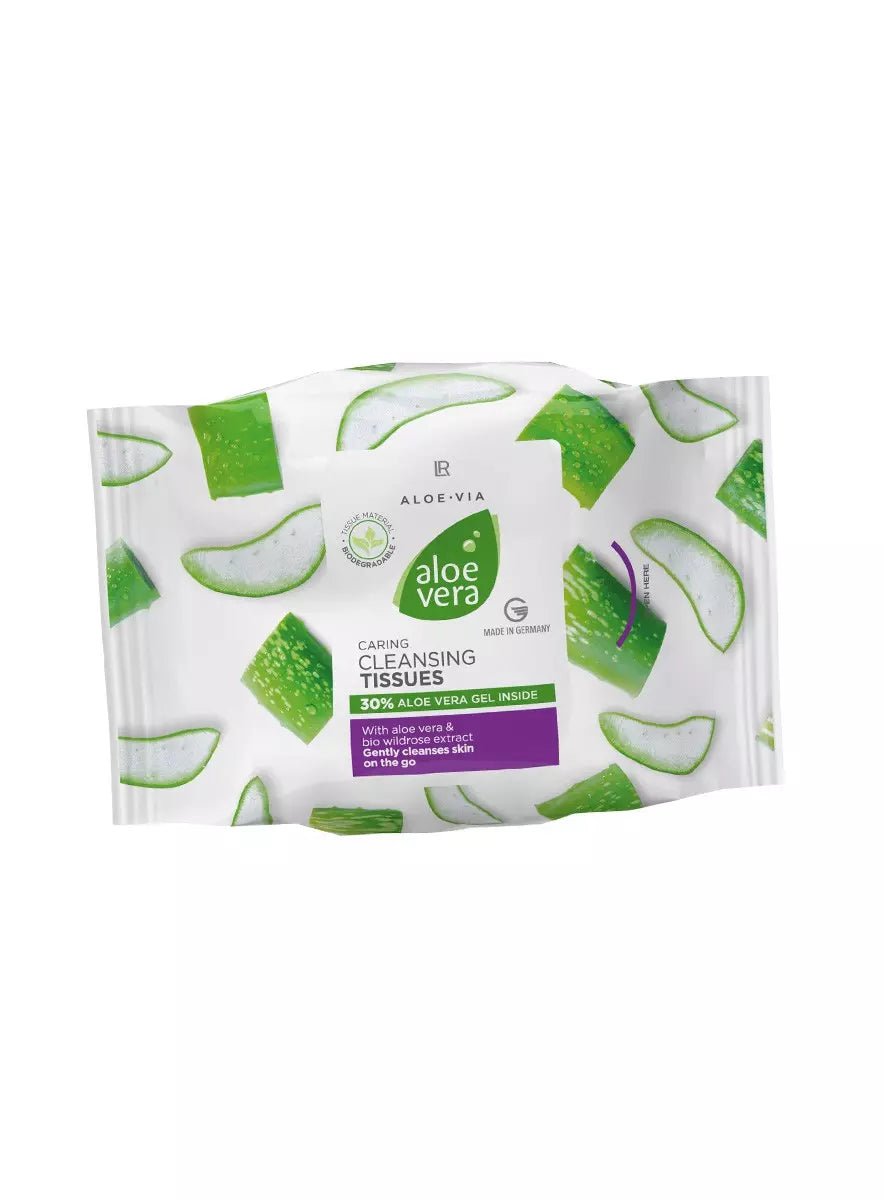 Lingettes Nettoyantes à l'Aloe Vera LR pureté et douceur nettoyage visage