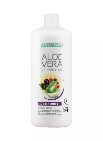 Aloe Vera Gel à Boire Açai Pro Summer LR LIFETAKT fraîcheur et vitalité