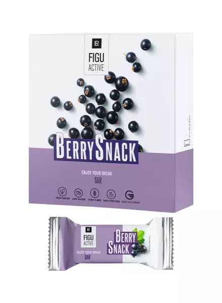 Barres Berry LR FIGUACTIVE substitut de repas saveur fruits rouges