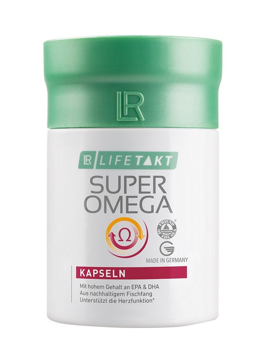Complément alimentaire Super Omega en Gélules LR LIFETAKT soutien cardiovasculaire et cérébral