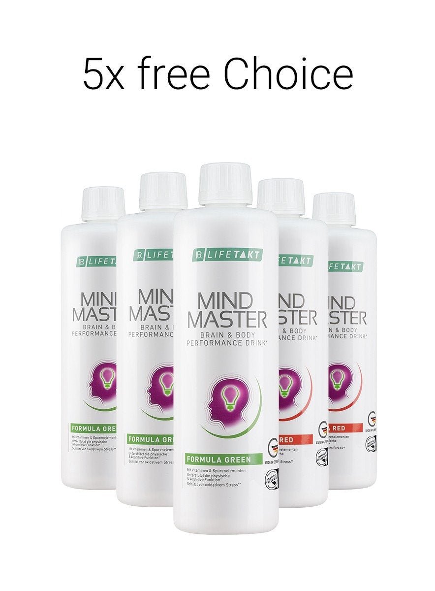 Complément alimentaire Mind Master LR LIFETAKT pack 5 formules concentration et vitalité 2500 ml