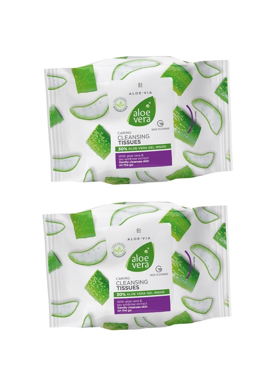 Lingettes Nettoyantes Duopack Aloe Vera LR Health & Beauty démaquillant doux