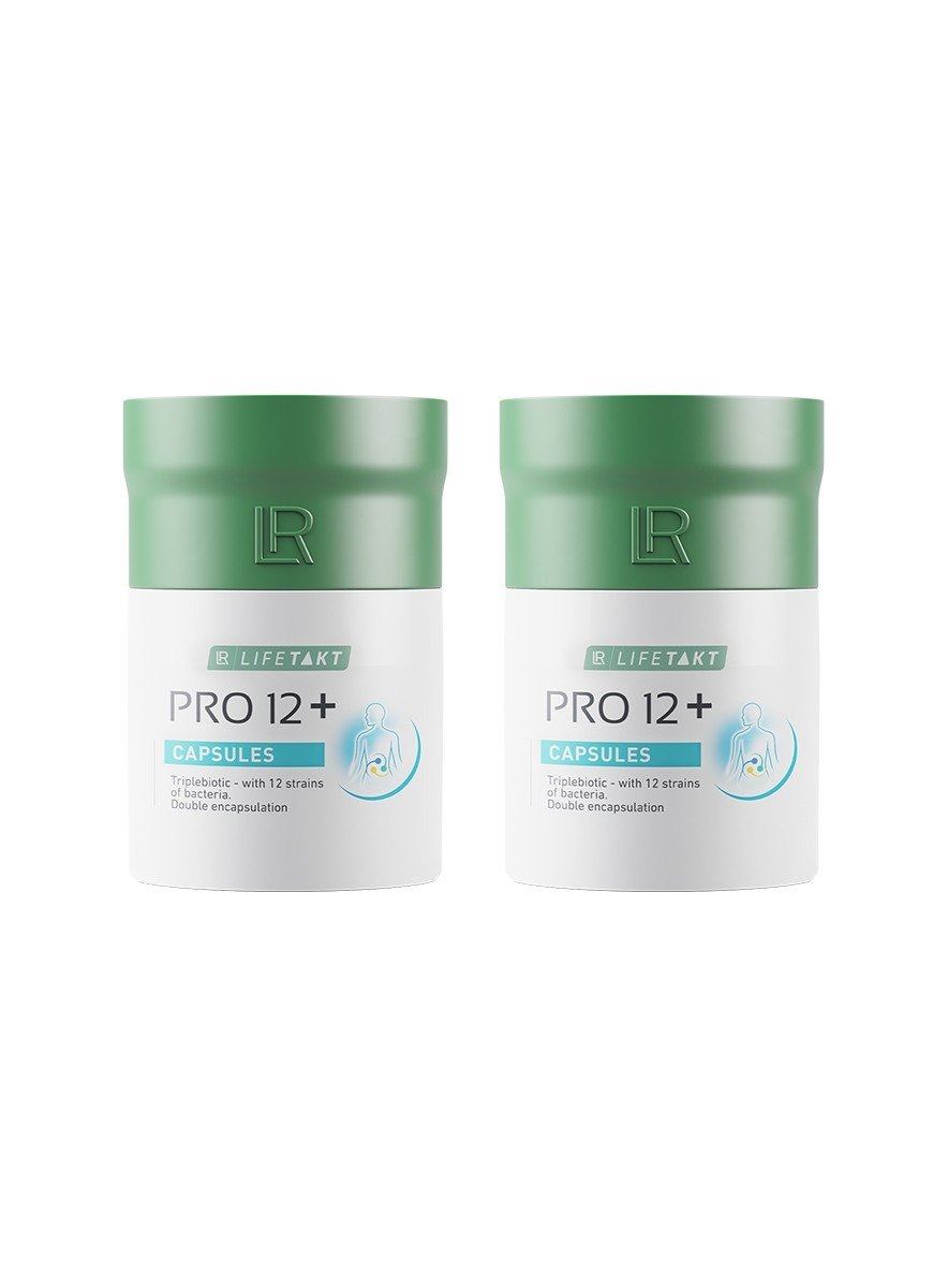 Set de 2 Microbiote Triplebiotic Pro 12+ LR Health & Beauty probiotiques équilibre intestinal