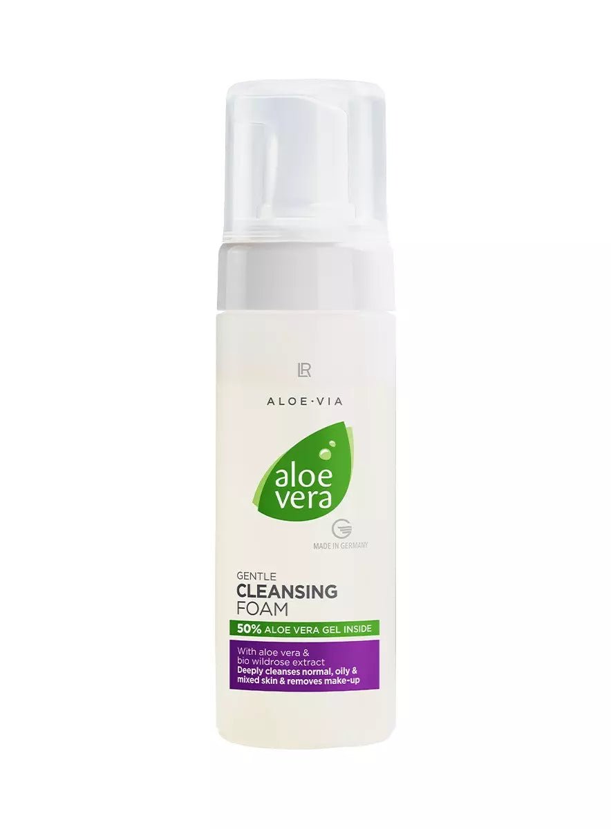 Mousse Nettoyante à l'Aloe Vera LR nettoyage doux et hydratant visage